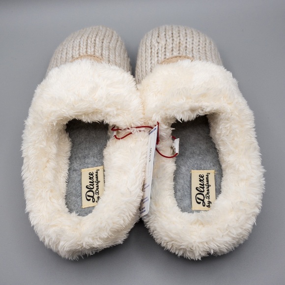 ‼️SOLD‼️ Dearfoam Dluxe Brand New Memory Foam Women’s Slippers - Size M 7/8 - Picture 8 of 14